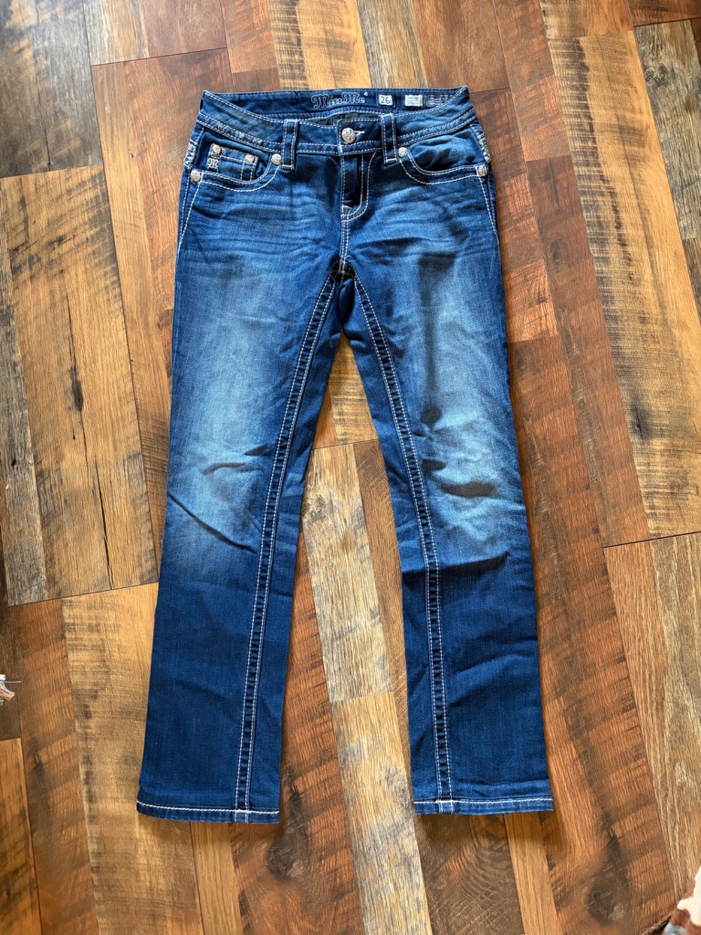 Women's Dark Blue Stretch Bootcut Miss Me Jeans